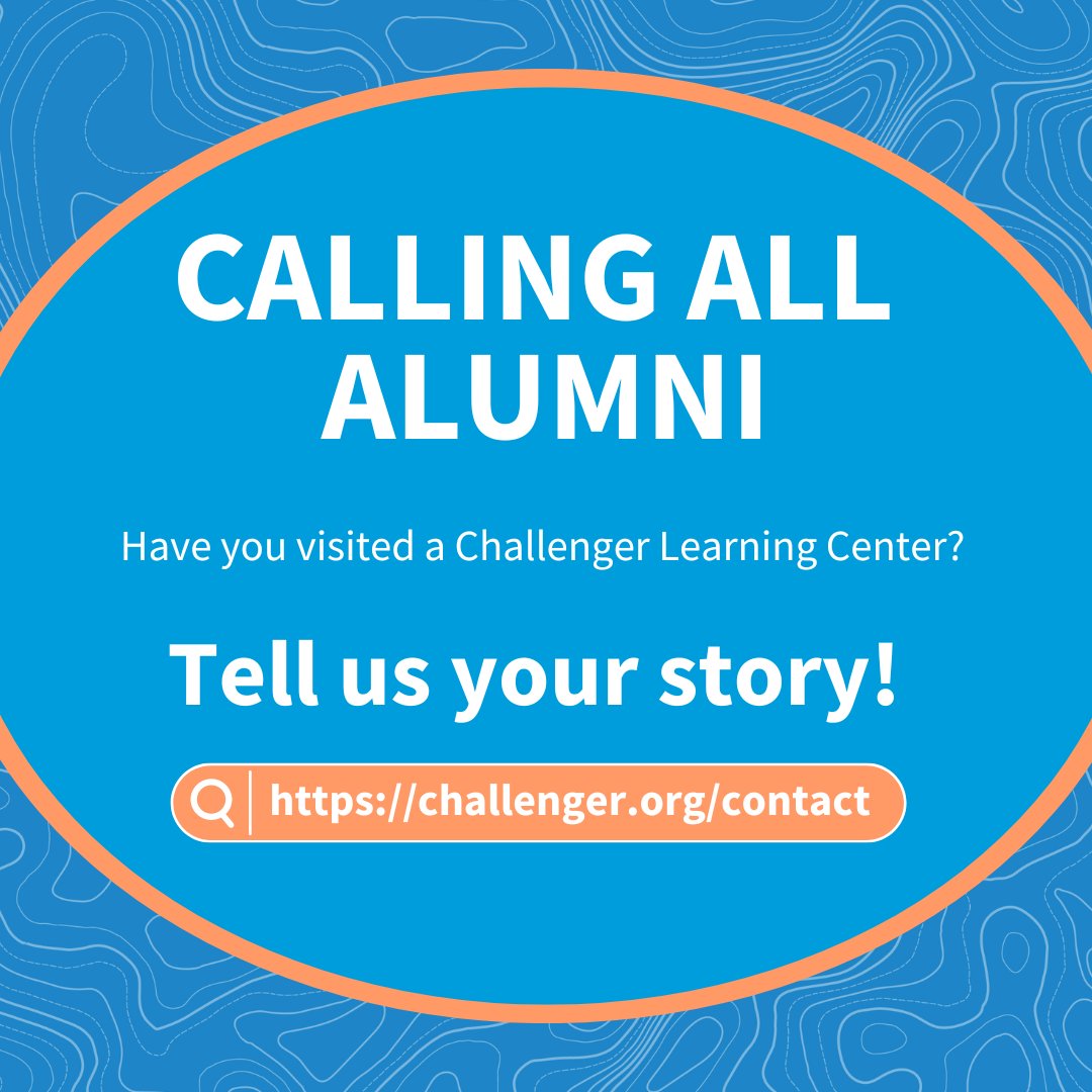 📣 Have you visited a Challenger Learning Center? Whether your Mission was last week or 20 years ago, we want to hear your story! Either visit challenger.org/contact or DM us directly and we'll be in touch.