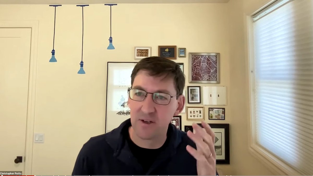 A great video from <a href="/stanfordnlp/">Stanford NLP Group</a> faculty <a href="/ChrisGPotts/">Christopher Potts</a> on:

‣ The Stanford NLP Group 😊

‣ Recent unprecedented progress in AI

‣ The evolution of language understanding &amp; world models

‣ LLM fabrications &amp; hallucinations

‣ Teaching in the era of AI

youtu.be/WQzItGyoVGY?si…
