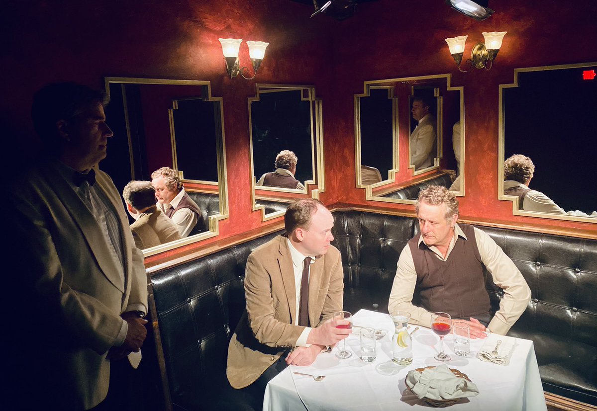 Yep. We opened our original adaptation of “My Dinner With André”on stage this week.  What a strange and wonderful world we live in.