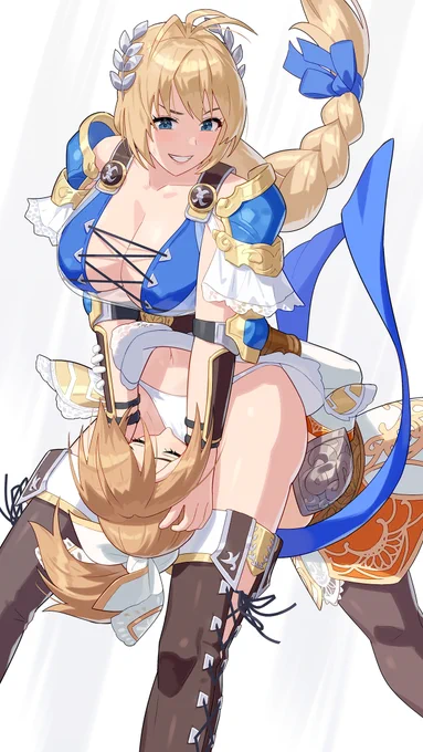 妹にお仕置きするソフィーティアskeb納品しました。リクエストありがとうございます 