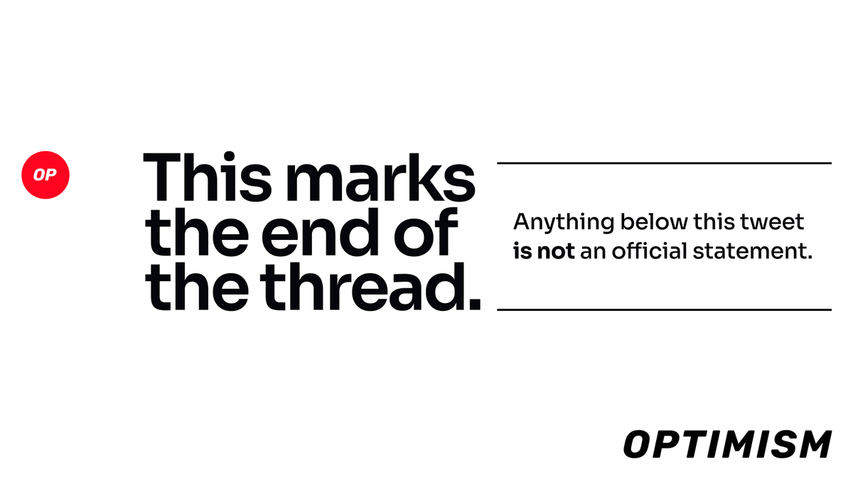 That's it for the week for now. Have an optimistic weekend!