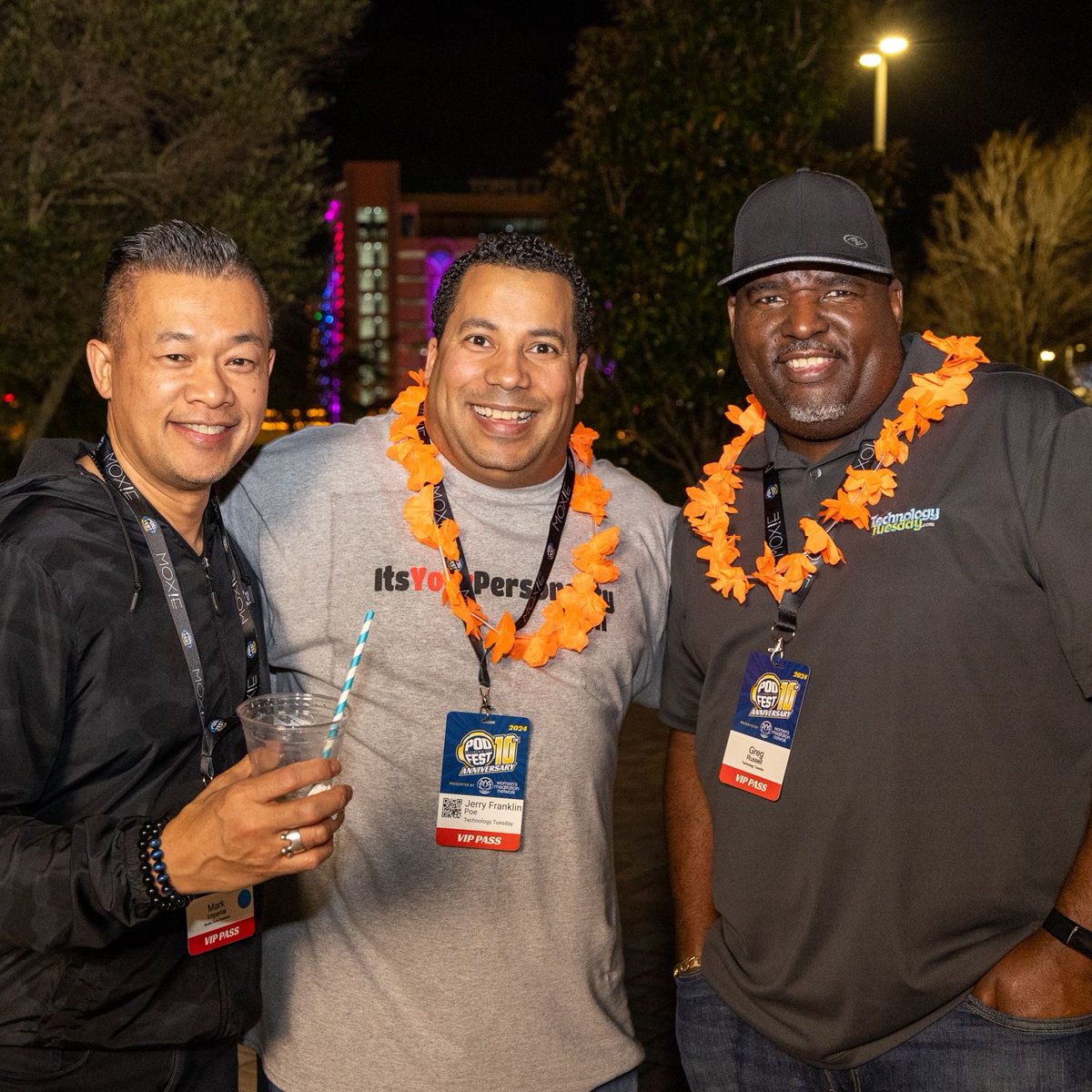 podfestexpo's tweet photo. It's always fun to see the amazing connections that are made at Podfest events! 

It's even more fun dancing the night away at our EPIC parties as well!

Glad to see you had such a great time! @jerrypoe @askgregrussell @mark.imperial

#podcasters #podcastingevents #podcaster https://t.co/Sv5uSvnKhA