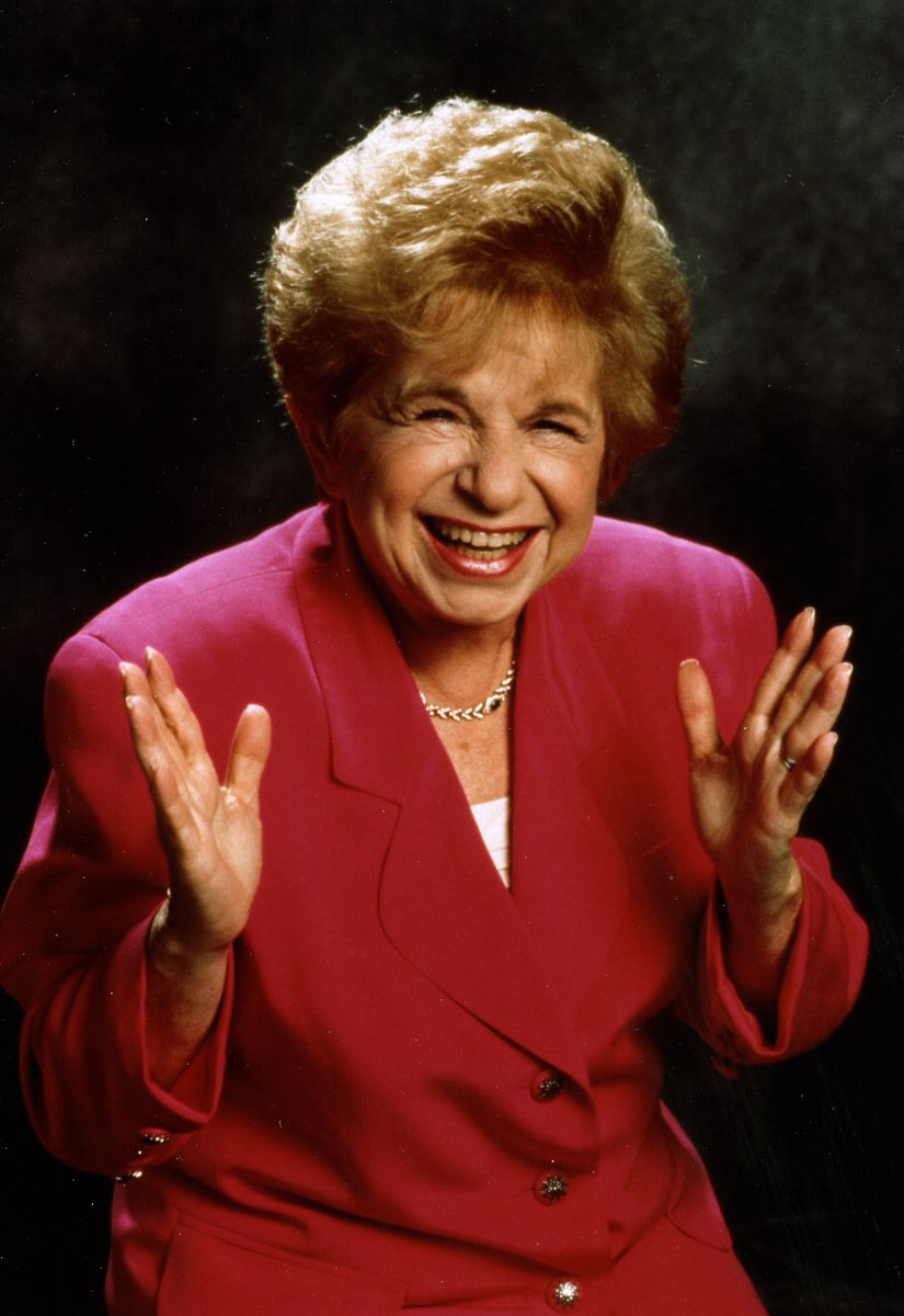 JLic20's tweet photo. R.I.P. Dr. Ruth Westheimer, sex therapist, whom I absolutely loved. Discussions had wit, sensitivity, innocence, &amp; humor - always. taught me something worthy. not horny. 
#hiphop @Essence @EBONY https://t.co/mph87Py62U