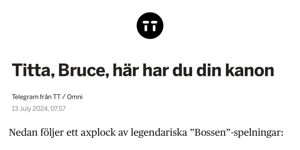 Världens minst klickvänliga rubrik. Ever. Någonsin.