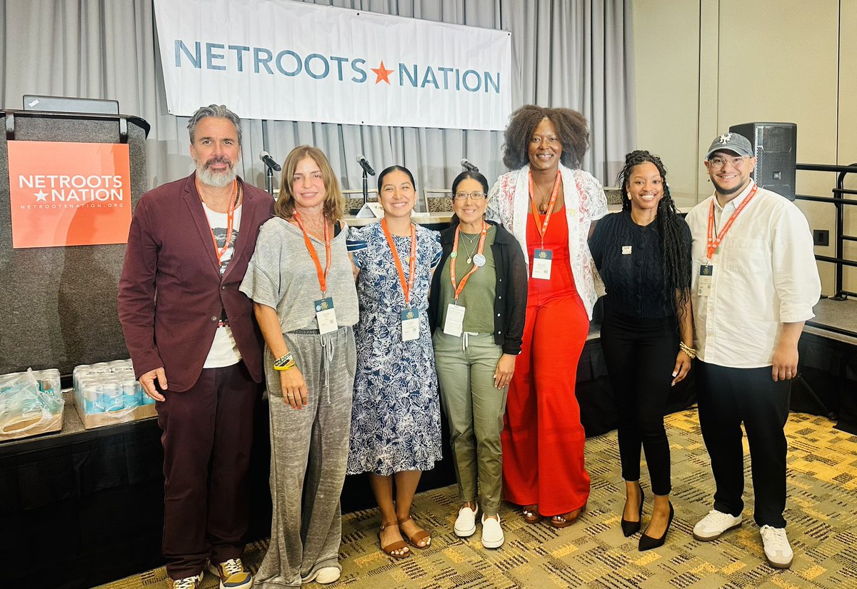 CJACTIONFUND's tweet photo. Our NE Regional Manager, Tarria Stanley, moderated a panel centering survivors of gun violence who turned their pain into purpose: @CouncilWomanZE of Buffalo, and Kimberly Rubio of Uvalde. 

Preventing more tragedies starts with creating support for survivors and their families. https://t.co/n8B8PQlFpt