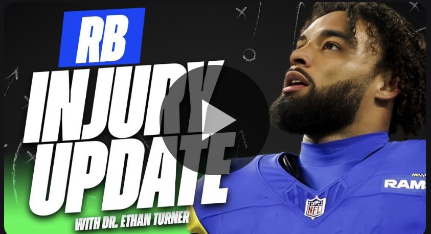 FantasyHdliners's tweet photo. 🚨RB Injuries 🚨
🔗 https://t.co/Gcqtxk459T
🏈Where else are you getting this Golden info!?!?! Dr. Ethan-@ETurnerFF giving us injury updates that will make a difference in how you draft and pick your teams!!
#FantasyFootball #NFL #2024fantasyfootball #NFLRunningBacks https://t.co/zWRywdpL9X