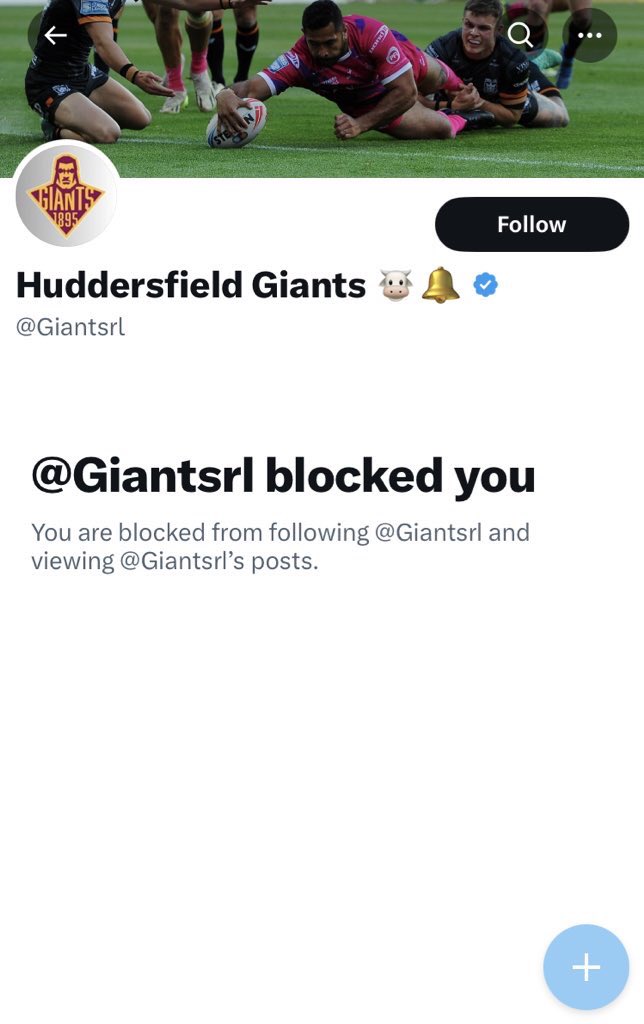 OutOnTheFull22's tweet photo. Huddersfield Giants blocked me for making a comment about them limiting comments on the Andre Savelio red card
What a mess of a clubโฆ theyโre even trying to silence clean opinions now nothing I said was out of orderโฆ
admin is a little bitch
#SLLEIHUD #SuperLeague https://t.co/2jnTakeiTd