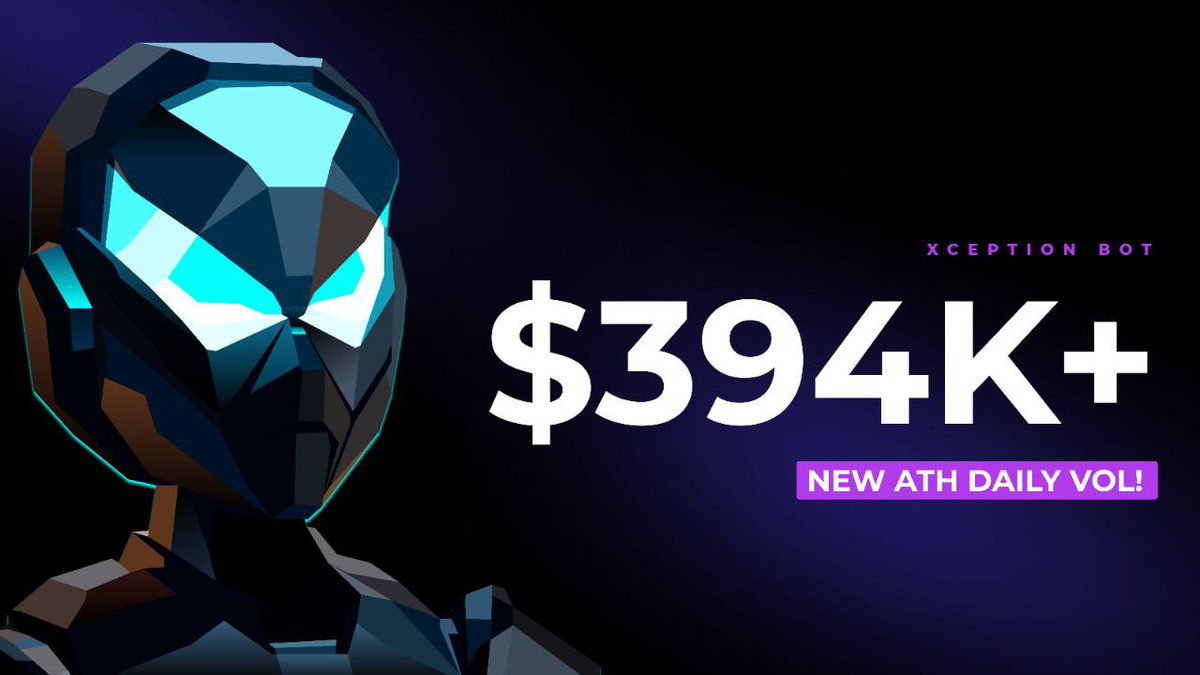 XCeption_bots's tweet photo. ATH Achievement Unlocked! 🥳

We're thrilled to announce that we've broken our all-time high daily volume yesterday! 🚀

Our daily users, volume, and Xceptional community continue to grow, and we couldn't be happier. 

To celebrate this milestone, we've executed a 1 ETH buyback! 

But that's not all—exciting updates are on the horizon! We're testing several new features to be released in the coming weeks:

🔹 Sniper
🔹 Improved UI
🔹 12 Wallet Support
🔹 Bridge
🔹 BSC Chain
🔹 Gamification

We're also extending our roadmap to include even more exciting developments!

Thank you to our Xceptional Community for your ongoing support. We're building and growing because of you!

Stay tuned for more updates!