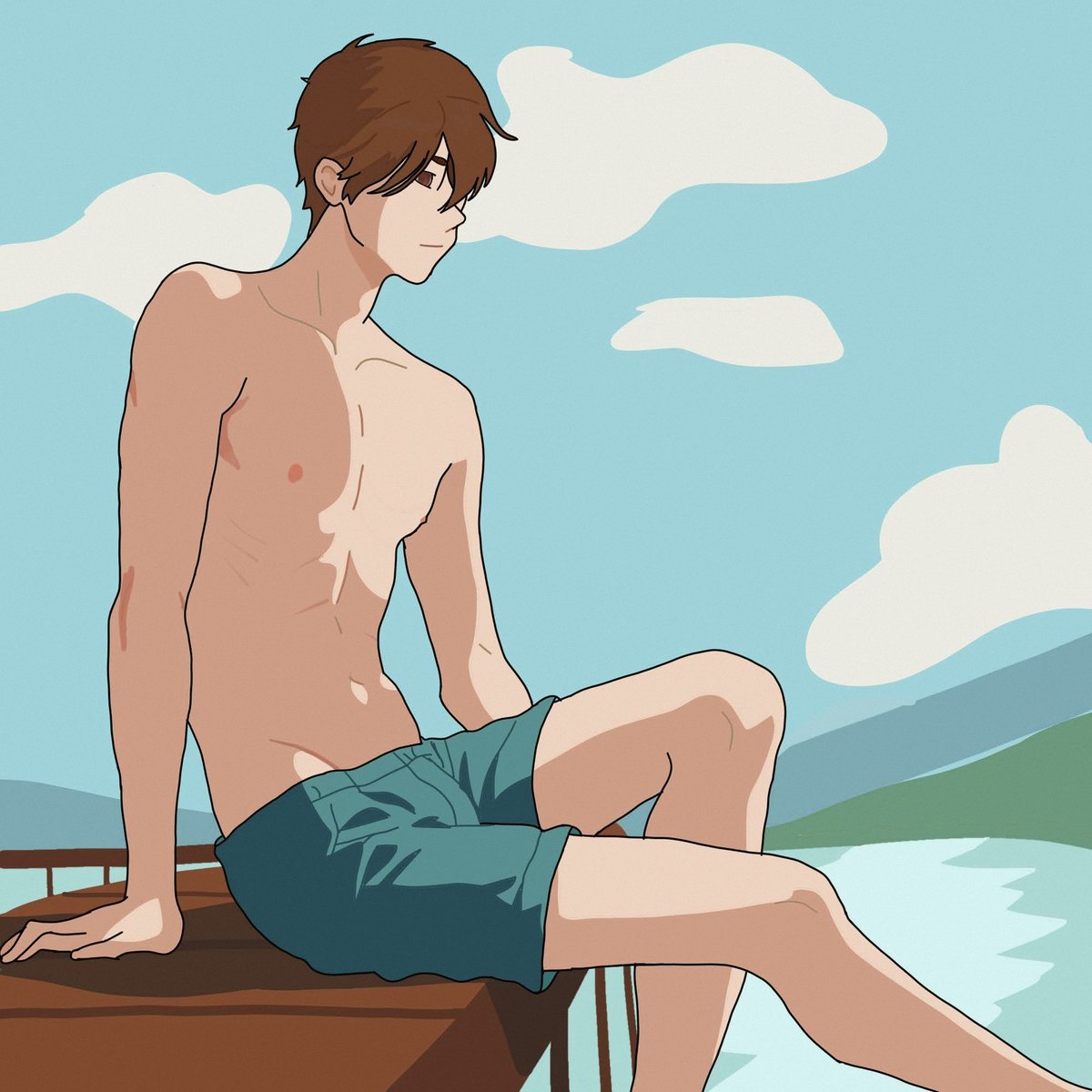 enjoying the sun ☀️