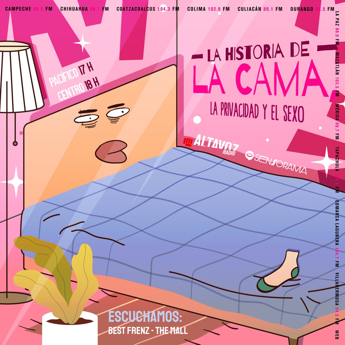 altavozmxradio's tweet image. Reflexionemos sobre un #Mueble que es #Histórico y que  nos ha acompañado en nuestros momentos más íntimos: La #Cama 🛏️😳

#Sensorama: La historia de la cama, la privacidad y el sexo 💋

📻Centro | 18h
🏖️ Pacífico | 17h
👉altavozradio.mx/#/audioteca/se…