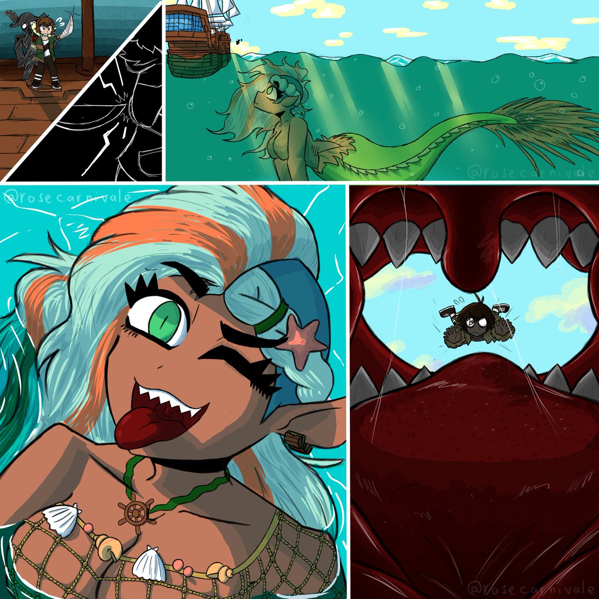 rosecarnivale's tweet photo. Anonymous Comm <3
Really had fun drawing the water in this one, the ocean is one of my favorite things!

#giantess #gt #sizetwitter #sizeart #mouthplay https://t.co/rPSKSblLok