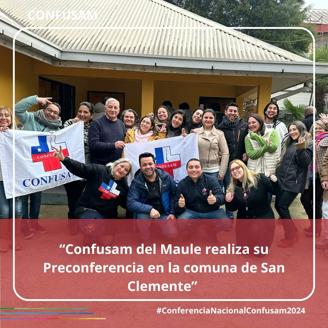 ConfusamChile's tweet photo. Confusam del Maule realizó el viernes 12 de julio su Preconferencia en la comuna de San Clemente. La actividad se enmarca en las instancias anticipatorias  a la XIII Conferencia Nacional de nuestra organización y que tiene como objetivo evaluar la plataforma de lucha. https://t.co/Ituh7WlP0h