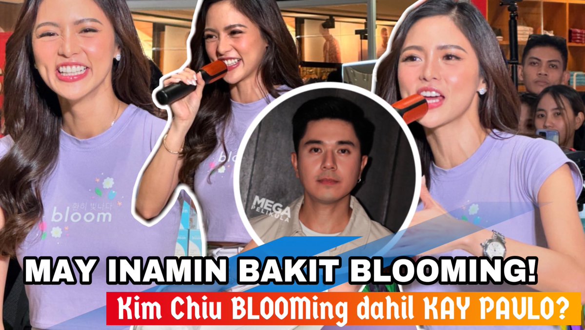 KIM CHIU-SINAGOT ANG MGA PRESS BAKIT SIYA BLOOMING!

Watch here! youtu.be/fNSinEomWkI

KimChiuxBLOOM AtSMNorthEdsa

#KimPau #PauloAvelino #KimChiu
@theoscarbrad <a href="/CebuKimPau/">KimPau Cebu</a> <a href="/KimPauInterna/">KIMPAU INTERNATIONAL</a> <a href="/Kimpau_updates/">KimPau Updates</a> <a href="/abroad1424/">KIMPAU TEAM ABROAD OFFICIAL</a>