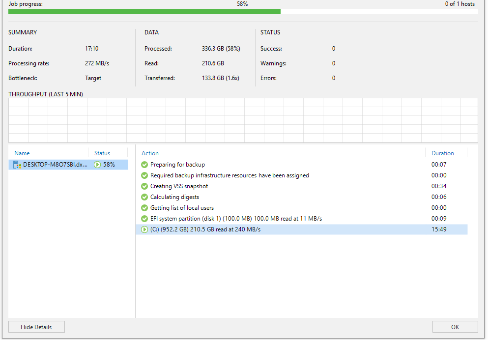 theDXT's tweet photo. Day 98 of #100DaysOfHomeLab playing with Veeam https://t.co/8kdB4t5jKI
