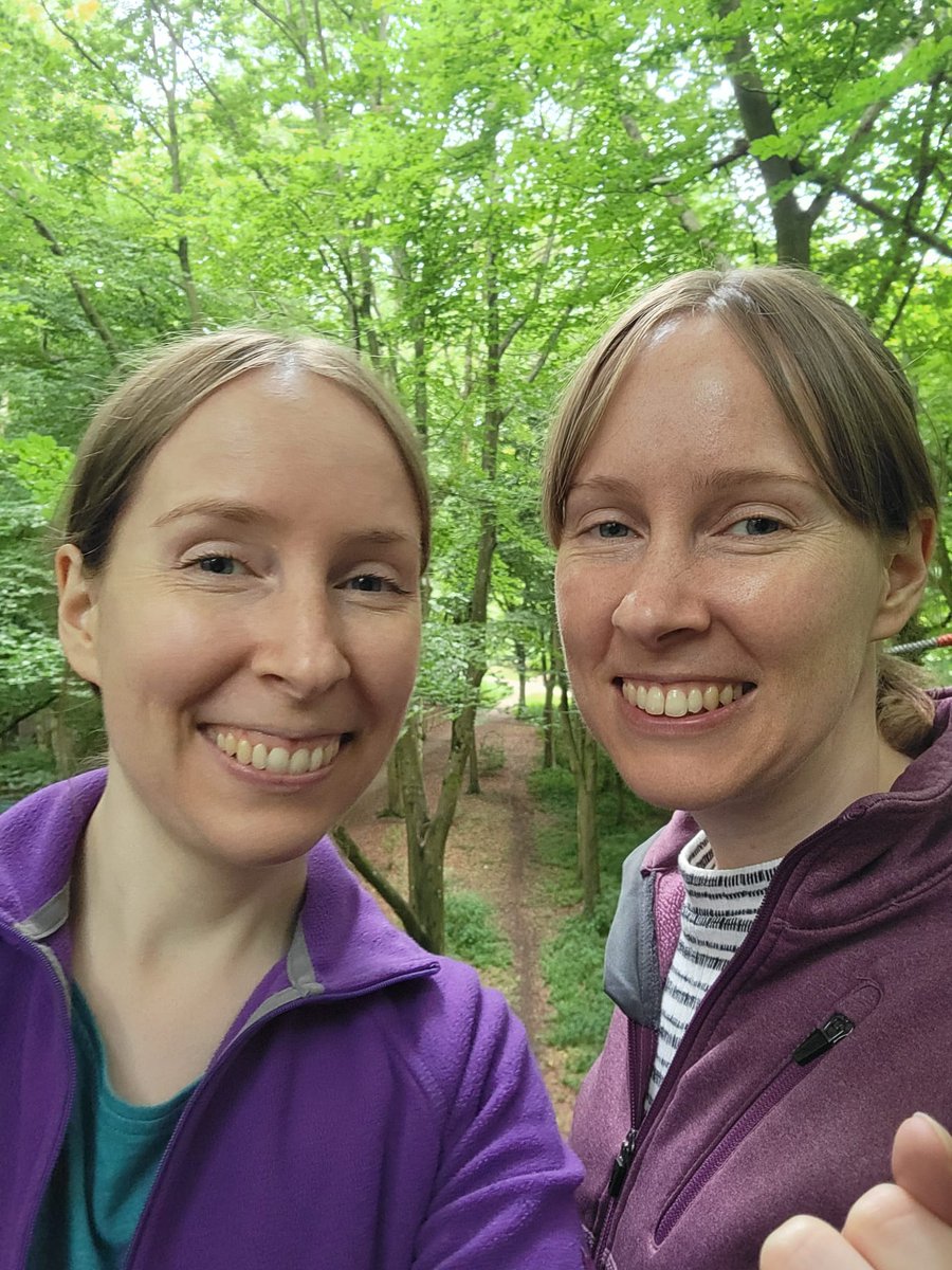 Vic_Wickens's tweet photo. Found out Jen's face can unlock my phone today #UpInTheTrees https://t.co/yql27zcjj2