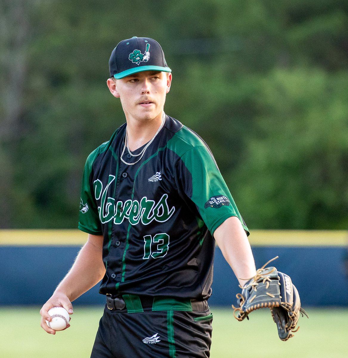 NCAngelsfan's tweet photo. Behind with the game photos... But enjoyed watching this young man (Dylan Smith @UNCGBaseball) shove on Wednesday evening. Went 8 IP on only 60+ pitches as his defense rewarded him for making the plays. Aidan completed the shutout in the 9th. @aidan_cooper16 @ClaytonClovers https://t.co/k5qlDFLR6L