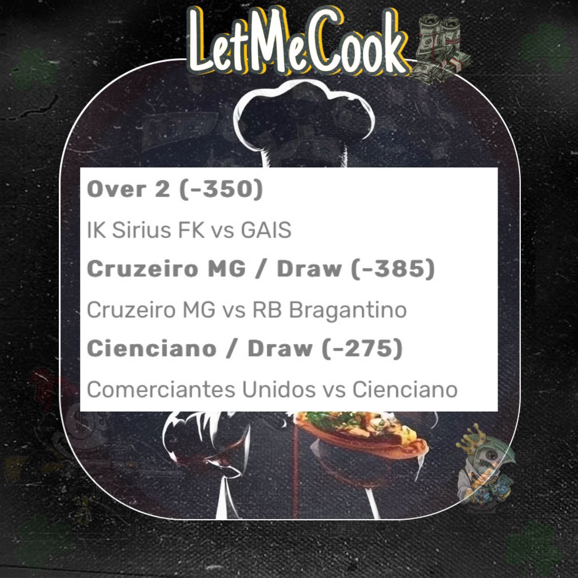 justdejilol's tweet photo. Bovada footy ⚽️ +150
#Gamblingcommunity #Soccer #bovada #Gamblingtwitter #socceranalyst #fliff #freepicks #bettingexpert #sportbetting
Follow for more… if you love to win daily💯 https://t.co/qS9FVoc7kH
