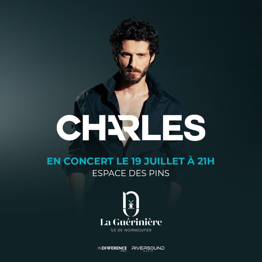 Charles_Fardin's tweet photo. Puisqu'une bonne nouvelle n'arrive jamais seule, rendez-vous à l’Espace des Pins à La Guérinière (Noirmoutier) le vendredi 19 juillet à 21h.
Et comme on dit, jamais deux sans trois… ✨ https://t.co/sBYYm1xy1G