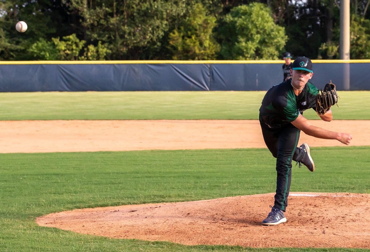 NCAngelsfan's tweet photo. Behind with the game photos... But enjoyed watching this young man (Dylan Smith @UNCGBaseball) shove on Wednesday evening. Went 8 IP on only 60+ pitches as his defense rewarded him for making the plays. Aidan completed the shutout in the 9th. @aidan_cooper16 @ClaytonClovers https://t.co/k5qlDFLR6L