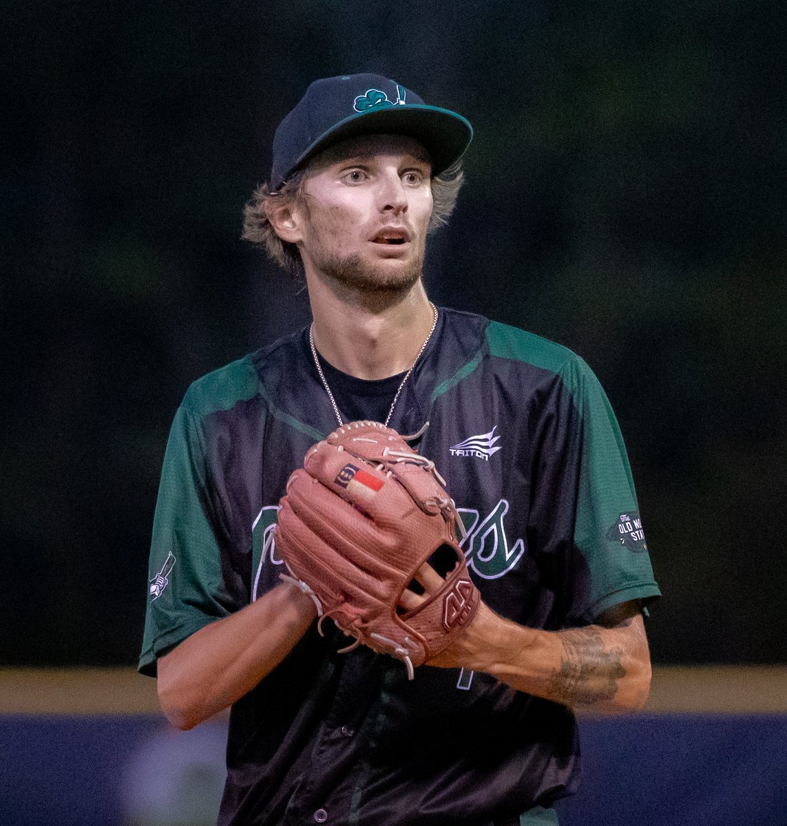 NCAngelsfan's tweet photo. Behind with the game photos... But enjoyed watching this young man (Dylan Smith @UNCGBaseball) shove on Wednesday evening. Went 8 IP on only 60+ pitches as his defense rewarded him for making the plays. Aidan completed the shutout in the 9th. @aidan_cooper16 @ClaytonClovers https://t.co/k5qlDFLR6L