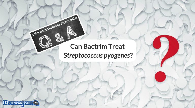 Floralquinolone's tweet photo. I remember learning in school "Bactrim can't be used for Streptococcus". @IDstewardship and I recently came to a different conclusion. Full post here!➡️ https://t.co/Tun0m3kBXm 

I think my school notes are outdated. Do you agree?🤔

#IDTwitter #MedTwitter #TwitteRx #IDxTweets https://t.co/wg8TicgRA1