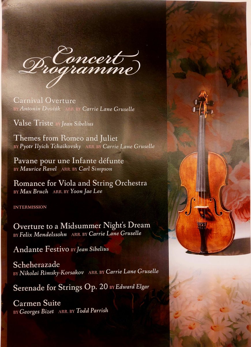 VWC_Writes's tweet photo. The greatest stories of love, desire, obsession, nature, jealousy, exaltation, war & revolution
...in one night.
Told vehemently — without words 🎼🎻🥁🎹
#Dvořák #Tchaikovsky #Sibelius #Bruch #Mendelssohn #Biset #Elgar #Rimsky-Korsakov
#WritingCommunity #recital #classical https://t.co/I9KONGWgQl