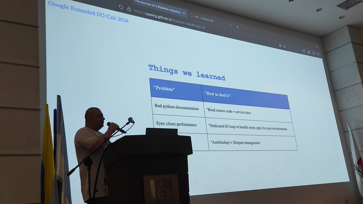 ProfeGlip's tweet image. Beneficios al usar #Bigtable como solución óptima y muy buena experiencia para una migración.

@pp_sirg
@GDGCali
@GoogleDevExpert 
@GoogleDevsLATAM
