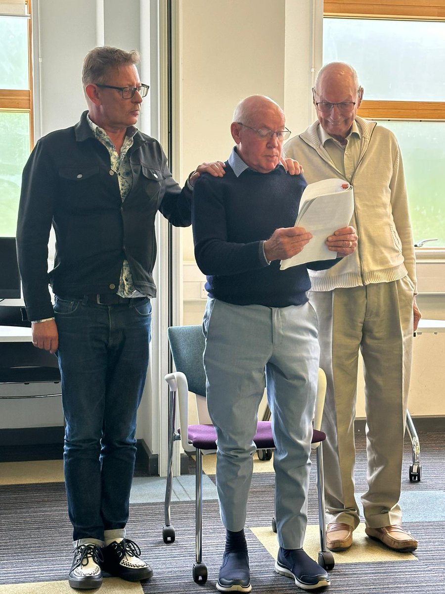 Ianmport's tweet photo. Really grateful to Dale for stepping in to read Lee's part at #ThreeProudMen rehearsal today - brilliant!
Book your tickets for Saturday 20th July at The Pump House #Watford here: https://t.co/1DEwR5sPOc
@WatFringe @Shhhhhh21 https://t.co/dxNpHwi1yX