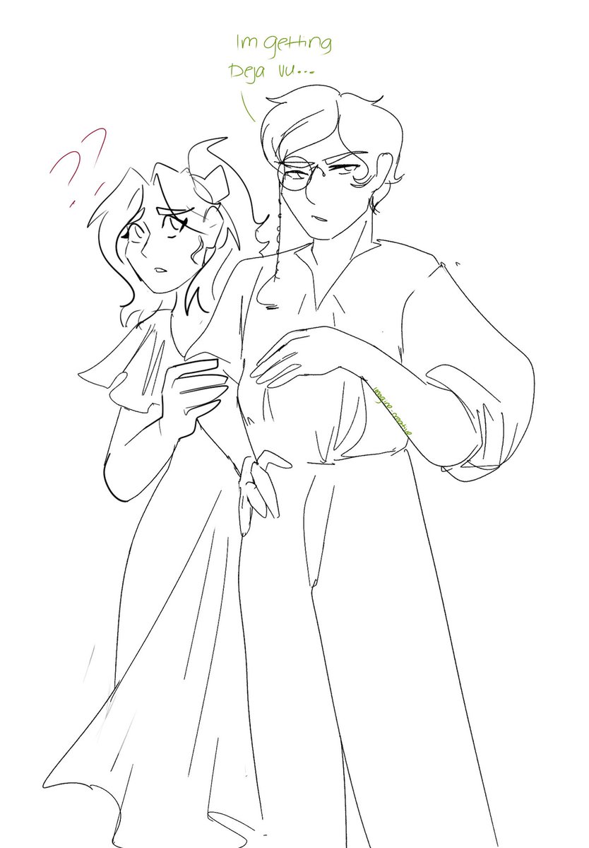 Imagin3creativ3's tweet photo. Where oh where did she get such colorful language 👀👀 #birdinacage #ocxoc #oc #myocs #vintagelove #love #overprotective #jealous https://t.co/rTvyau6nJx