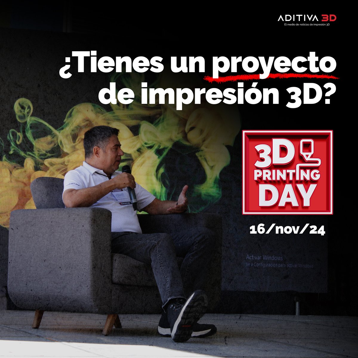 Tú podrías ser el próximo expositor en nuestro 3D Printing Day. ✨
¡No te pierdas la oportunidad de mostrar tu talento!

👇🏽 Regístrate y sé parte de esta experiencia 👇🏽
zfrmz.com/kxqGAsr6M9Z04s…
.
#3DPrintingDay #Premios3D #Innovación #Impresión3D #Aditiva3D