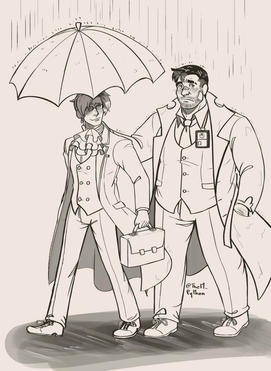 TheM_Python's tweet image. Some things never change.
#AceAttorney #Edgeworth #Gumshoe #Gumworth