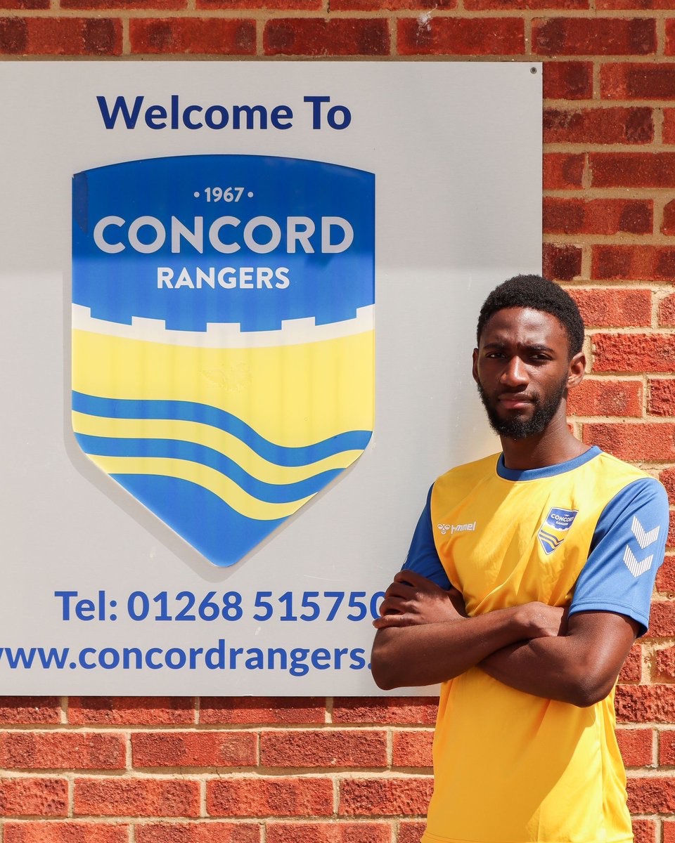 ConcordRangers's tweet photo. 𝑵𝒀𝑨𝑯𝑼𝑵𝑫𝑨 𝑺𝑰𝑮𝑵𝑺

21 year old centre midfielder Evernage Nyahunda signs for the upcoming season from Ilford.

Evernage impressed our coaching staff during last pre season when the two teams faced and we’re excited to see what he can do in Concord colours!

#YAMC💛💙 https://t.co/ywpOWgPpno