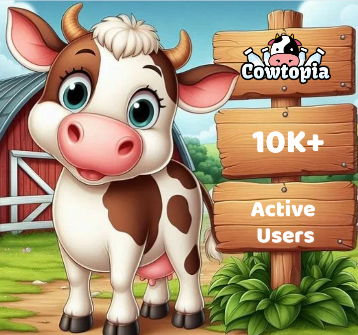 Cowtopiagame's tweet photo. 🌟 Congratulations to Cowtopia for surpassing 10K+ active users! 

🌟 Calling all cowherds: Invite more, earn more! 🐄

💎 Let’s keep growing together! 

#Cowtopia #InviteAndEarn #10KUsers #CommunitySuccess https://t.co/Xk8Tvq9tfy