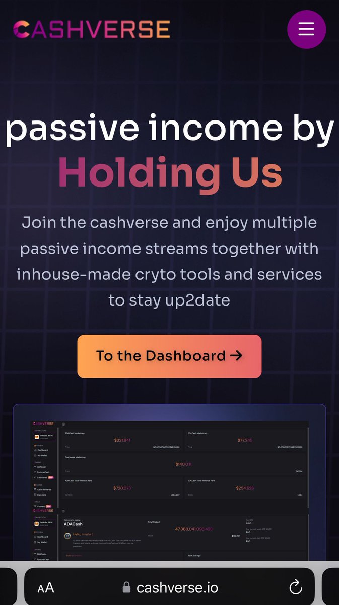 CashverseLLC's tweet photo. 💎CASHVERSE ECOSYSTEM💎

Please click the YouTube link below and subscribe to our channel!

Learn about the #CASHverse #ADAcash #SOLcash and #Crypt2Date 

We have been around for 3 years &amp; constantly growing!  Do your research &amp; join our community ❤️

https://t.co/BNd0HkdmKz https://t.co/TR67kYwmSf