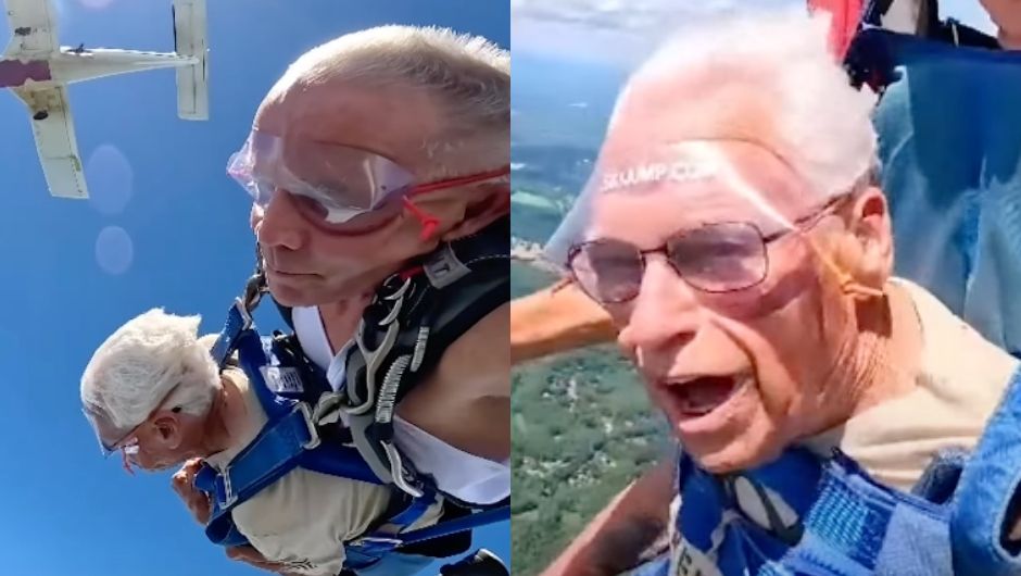 remolacha's tweet photo. Don de 90 años se jondea en paracaídas en honor a su difunta esposa (video) https://t.co/tS6aSS1qNc

#remolachanet https://t.co/BPPhjgzX1M