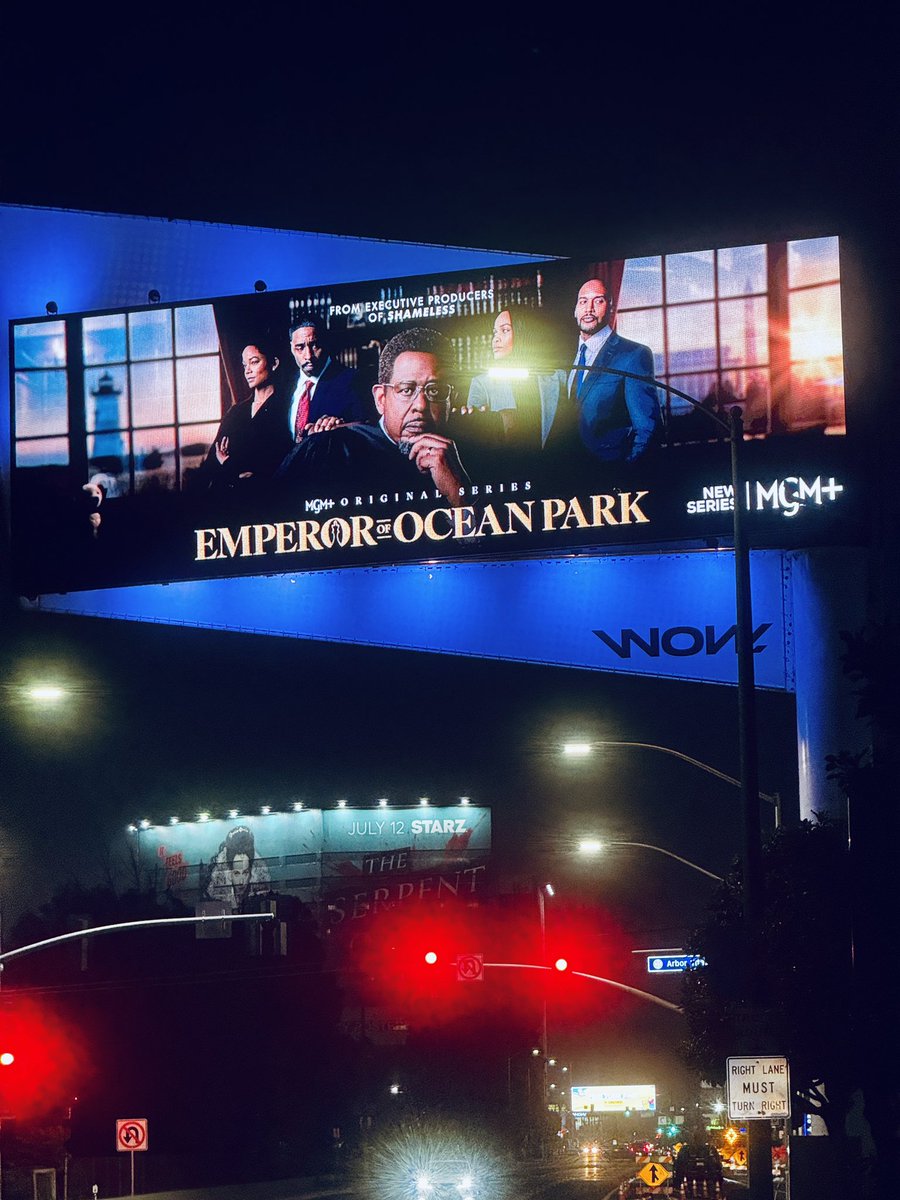 Always cool to catch a billboard in the wild! Starts this Sunday on MGM+