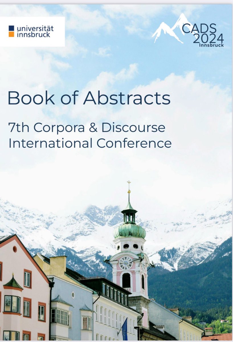 We are thrilled 😍 The #CADS2024 Book of Abstracts is finally online ✅ Take a look at it &amp; spread the word 🙏🏻uibk.ac.at/congress/cads2…