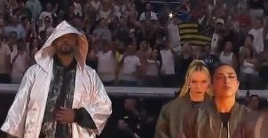 Momento Peñarol en el Santiago Bernabeu