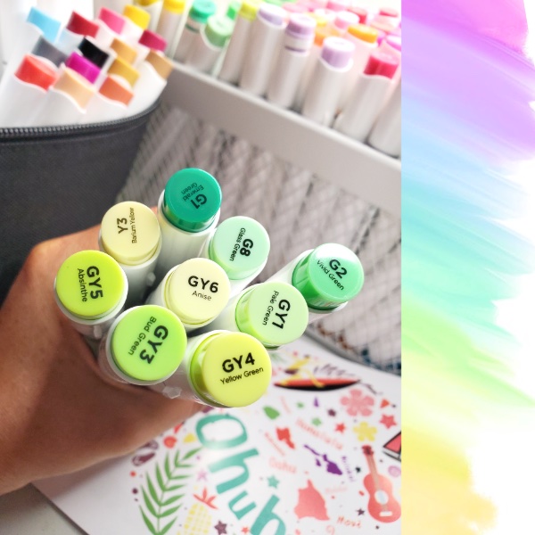 LOVEnLAVISH's tweet photo. What is your fave marker? Watch me unbox #ohuhu markers today. #markers #ART #unboxing #asmr #coloring https://t.co/VnnnnsbWRy @Ohuhu_official https://t.co/9P4HebUsI0