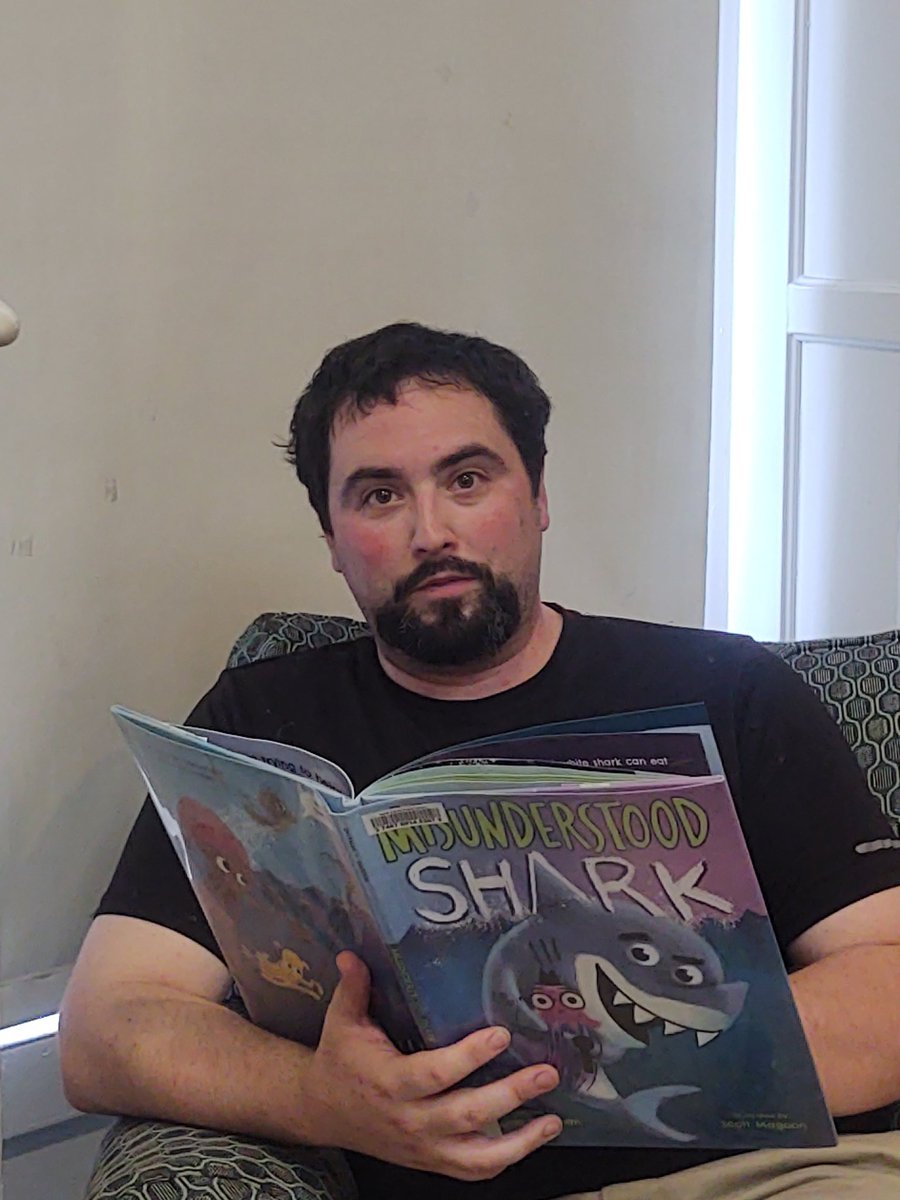 TheMacaroniPen's tweet photo. I got caught reeding in the PB section of the library.
Photo Credit: EJ age 11 https://t.co/PHM0JRbvzW