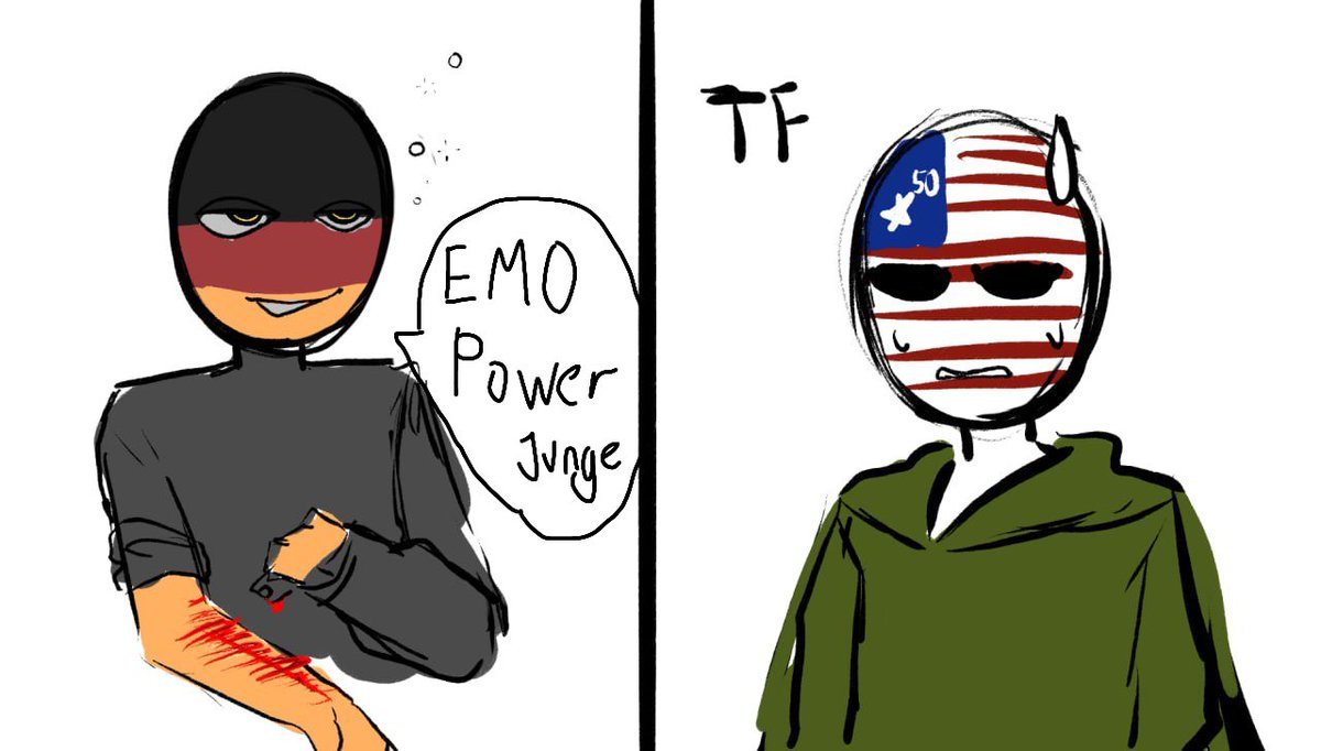 Jaky_cream's tweet photo. rizzi rizzi aua aua gib mir deine emo power #countryhumans https://t.co/uPo6NgaEGB