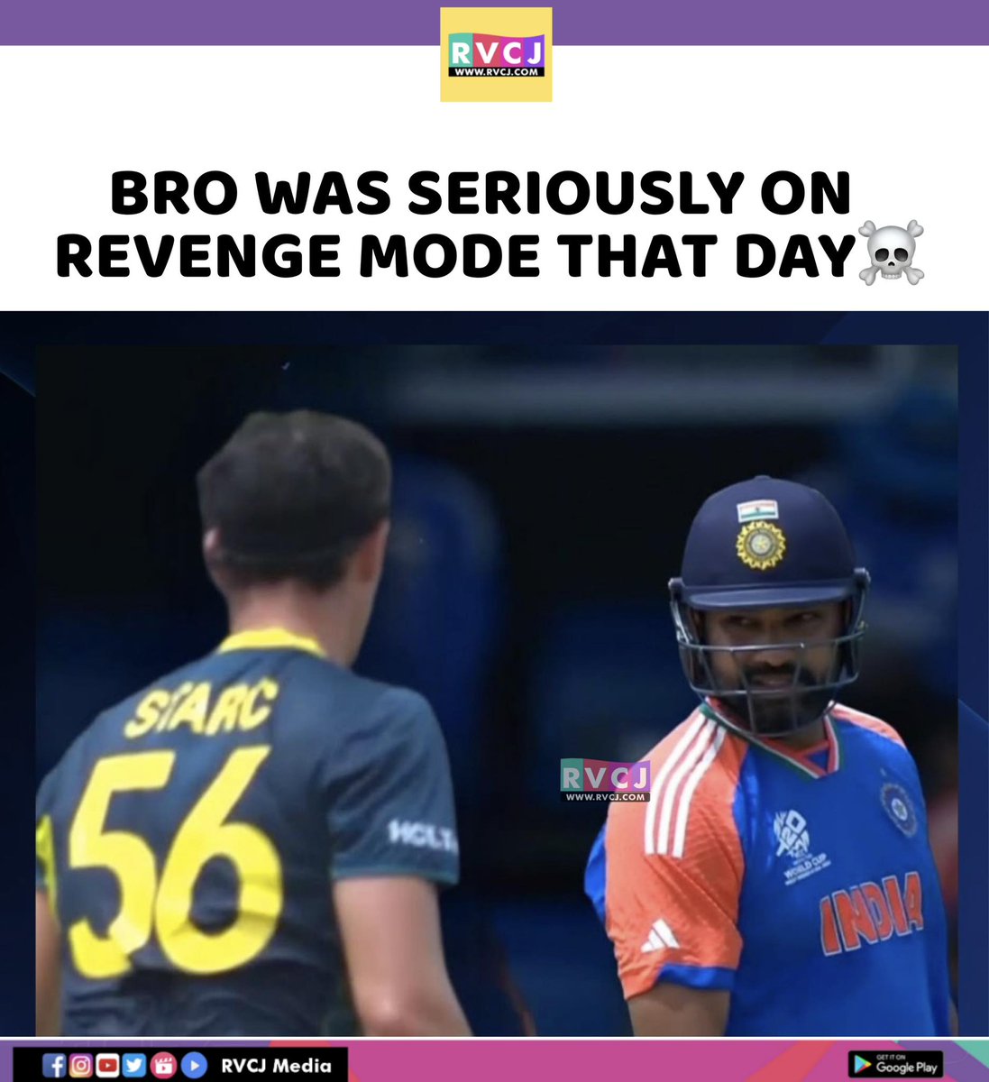 RVCJ_FB's tweet photo. Rohit Sharma ☠️🔥 https://t.co/WAMNqtMxPd