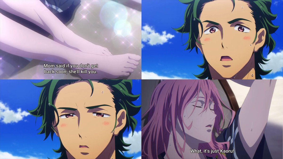 Please draw this scene as LeoVil someone anyone I need to see Vil like this