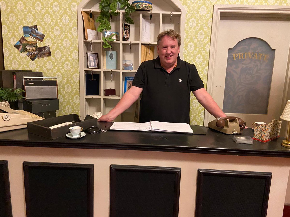 What a fabulous experience this afternoon, I was very emotional watching this, like seeing a very old but much loved friend ❤️<a href="/FawltyTowersWE/">Fawlty Towers - The Play</a>