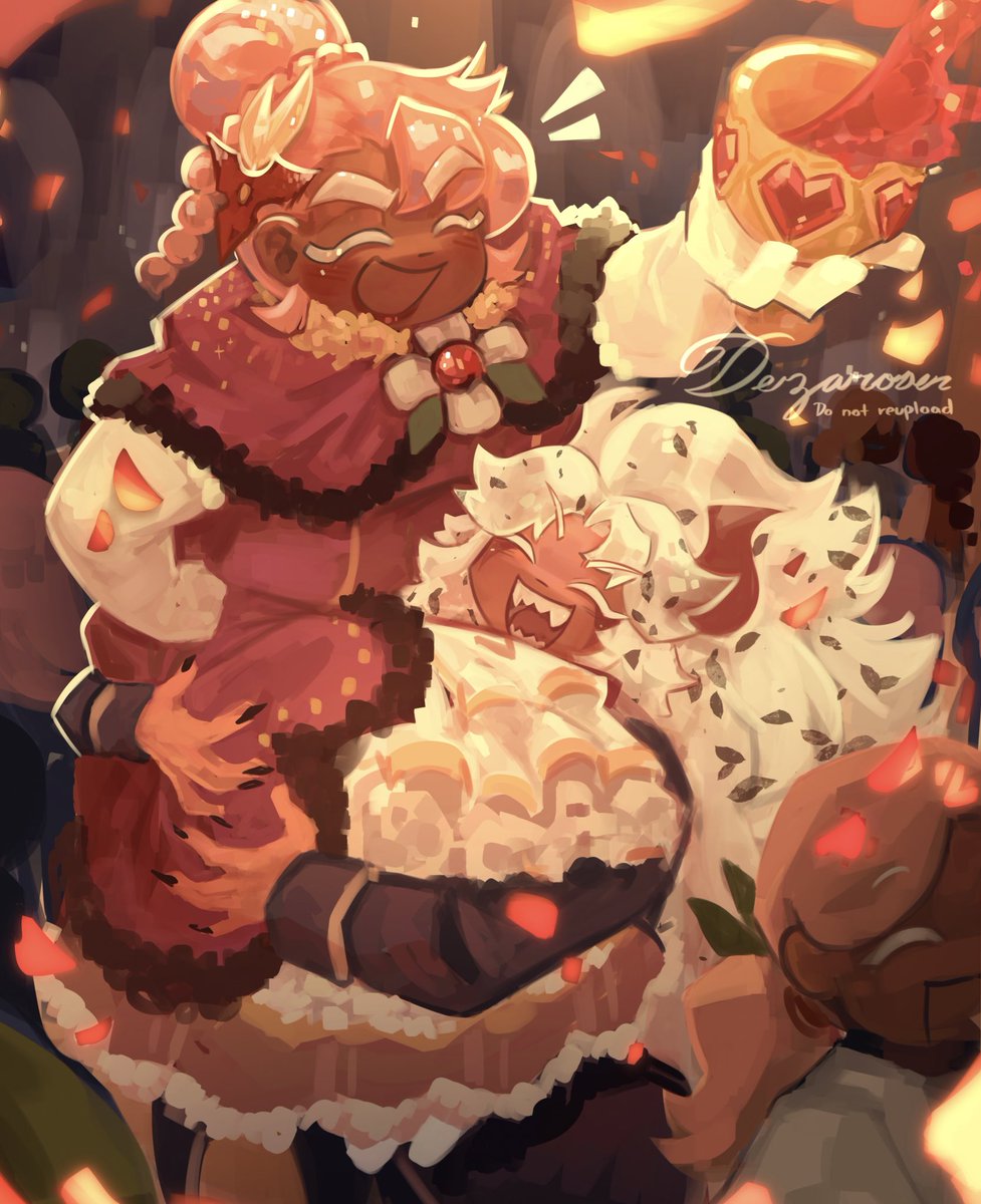 Dezarosen's tweet photo. Day 4 - Masquerade 🎭 (Late)

#hollytayaweek #hollytaya #cookierun #cookierunkingdom https://t.co/SFDLjyoeMZ