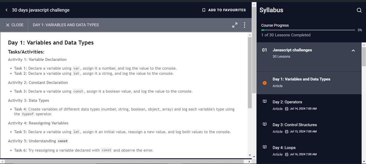 ahmadparizaad's tweet image. Done with first day challenge ✅
github.com/ahmadparizaad/…
#chaicode #30DaysofJavaScriptChallenge