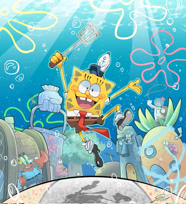 スポンジ・ボブ お誕生日おめでとう!(JST)A little early, but Happy Birthday SpongeBob Squarepants! 