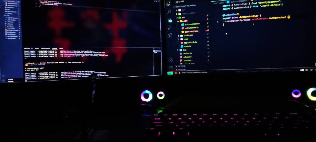 shivamsinghcse's tweet image. Learning NestJs😗