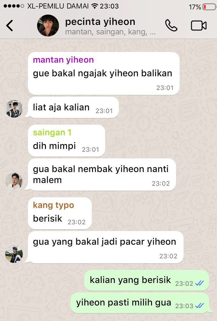 Viaants's tweet photo. { yiheon harem few tweet au }

yiheon itu banyak yang suka, bahkan suhyeok yang udah jadi mantan naksir lagi sama yiheon, yiheon bakal milih siapa ya diantara mereka semua? https://t.co/CqQolIbVgh