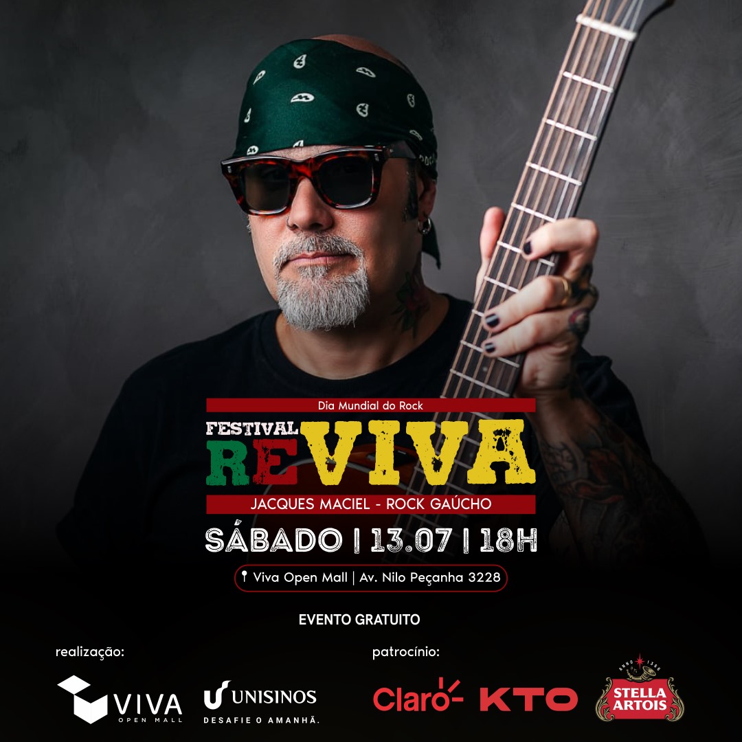 Às 18h, no Villa Open Mall 
#DiaMundialDoRock